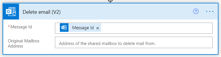 Delete the original email.