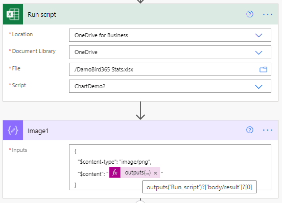 How to call an Office Script