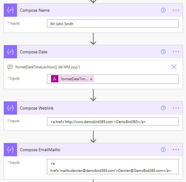 using compose to create HTML components