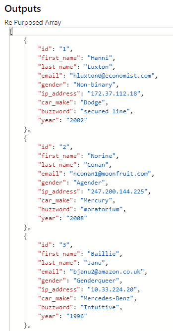The perfectly parsed CSV to Array