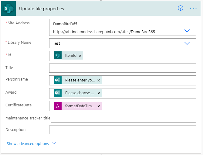 Microsoft Forms To Pdf No Premium Actions Damobird365 6505